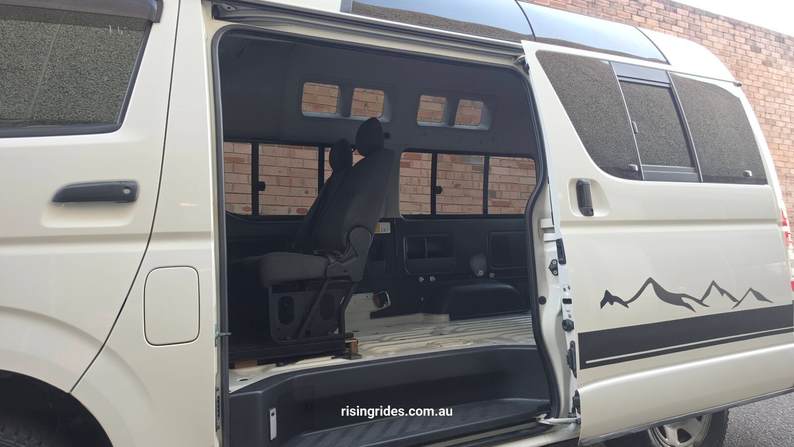 2013 Toyota HiAce KDH206K LWB High Roof 4WD — "The Scout 2" — Rare Side Roof Windows